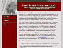 Tablet Screenshot of firstriver.com